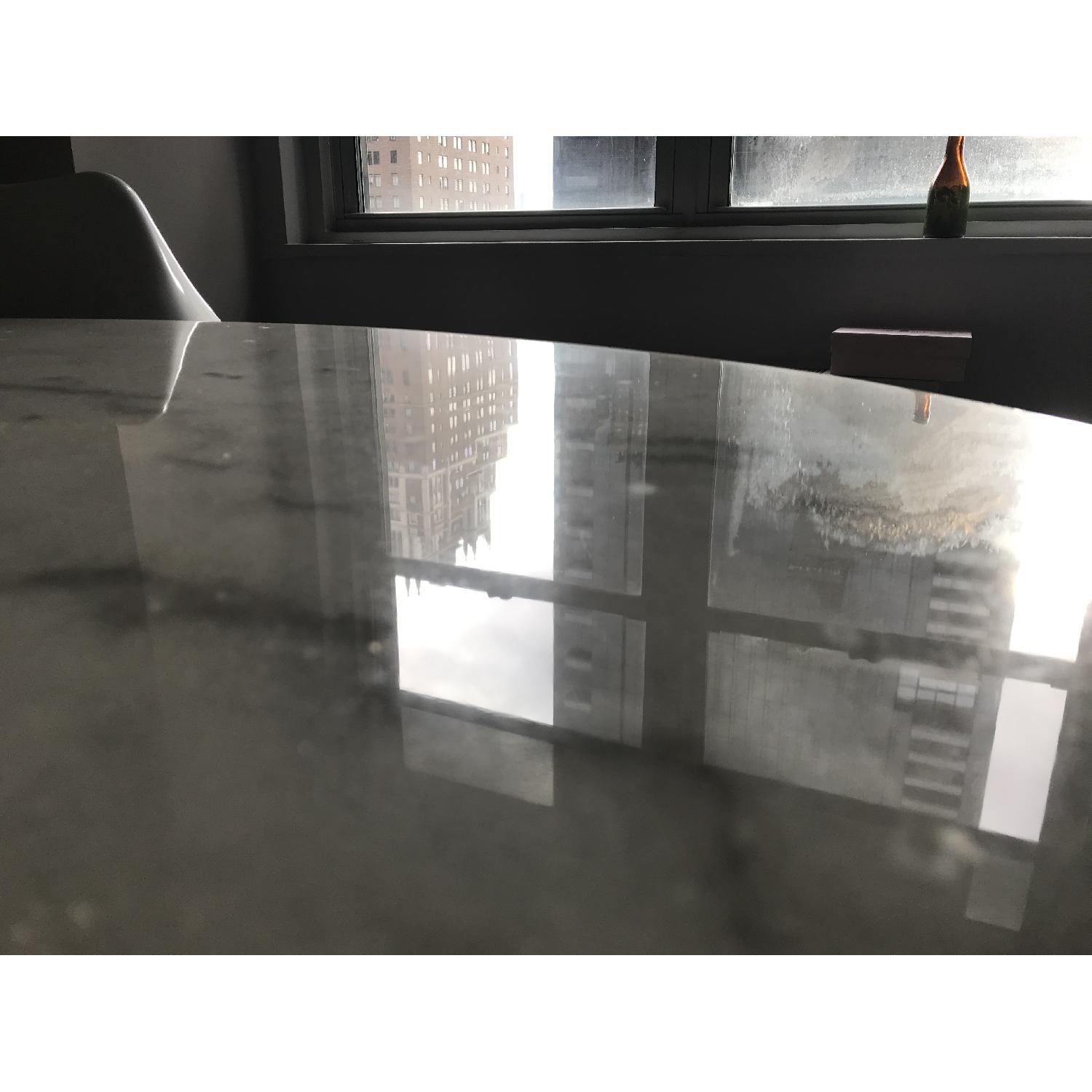 France and Son Marble Top Mid-Century Round Dining Table - image-6