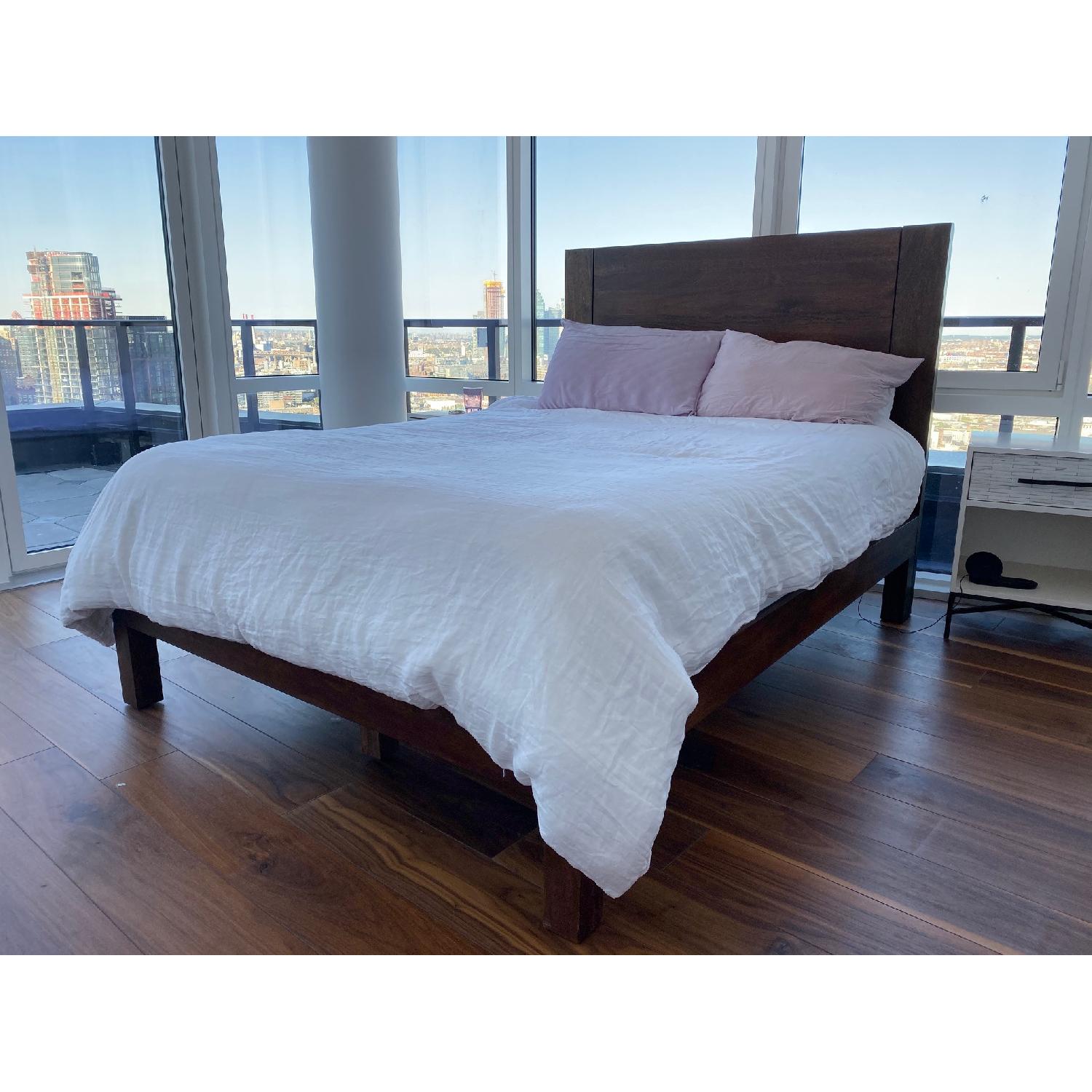 West Elm Queen Size Bed AptDeco