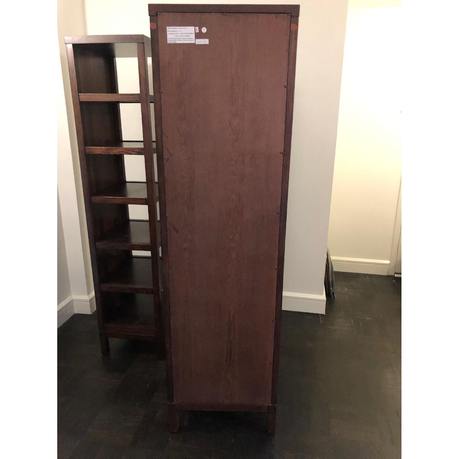 Dark Brown Wood Bookshelves - image-4