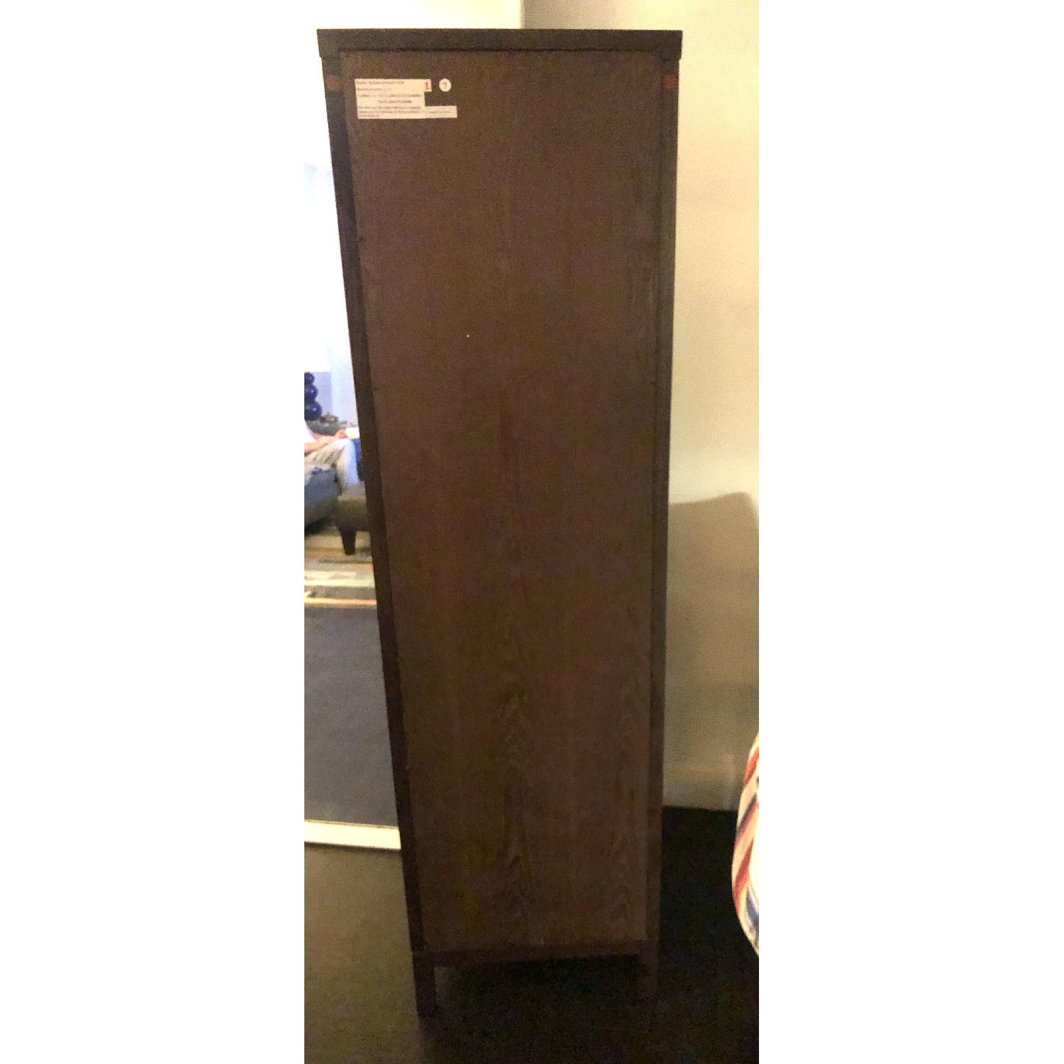 Dark Brown Wood Bookshelves - image-7