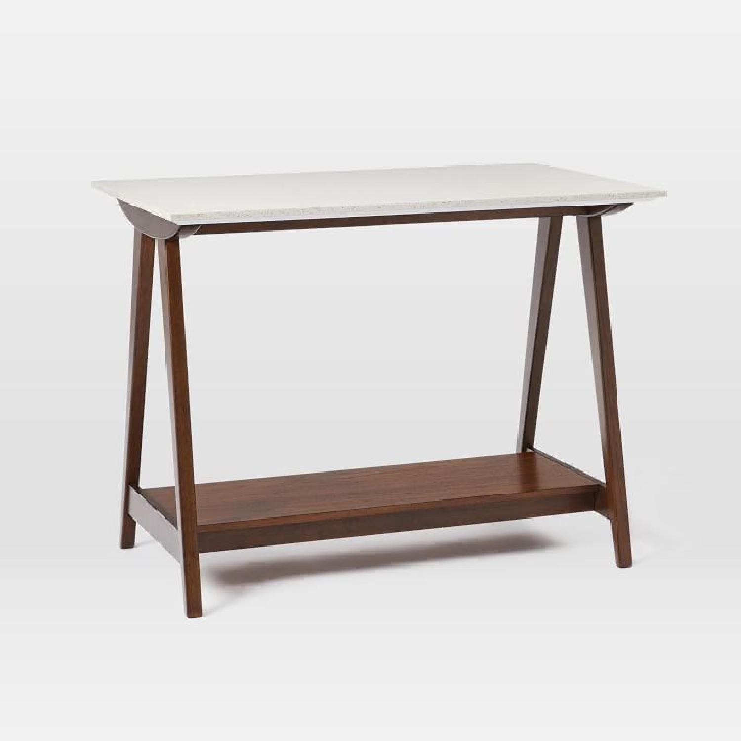West Elm Compass Leg Kitchen Island AptDeco
