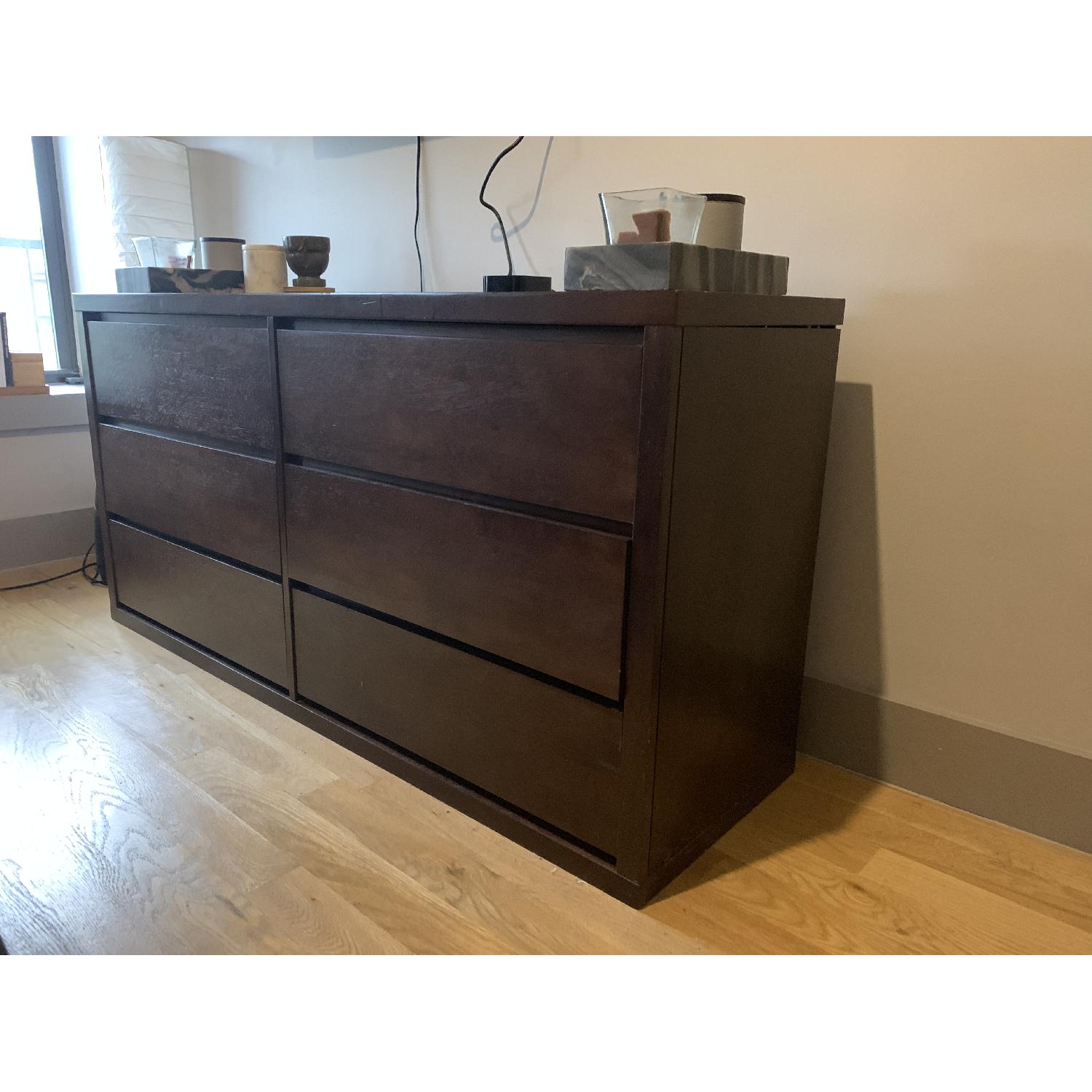 Harvey Wenge 6-Drawer Dresser - image-2