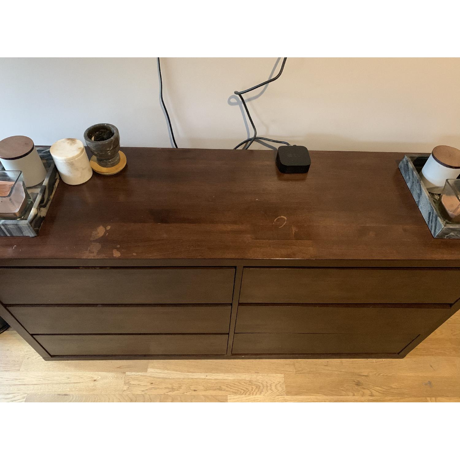 Harvey Wenge 6-Drawer Dresser - image-3