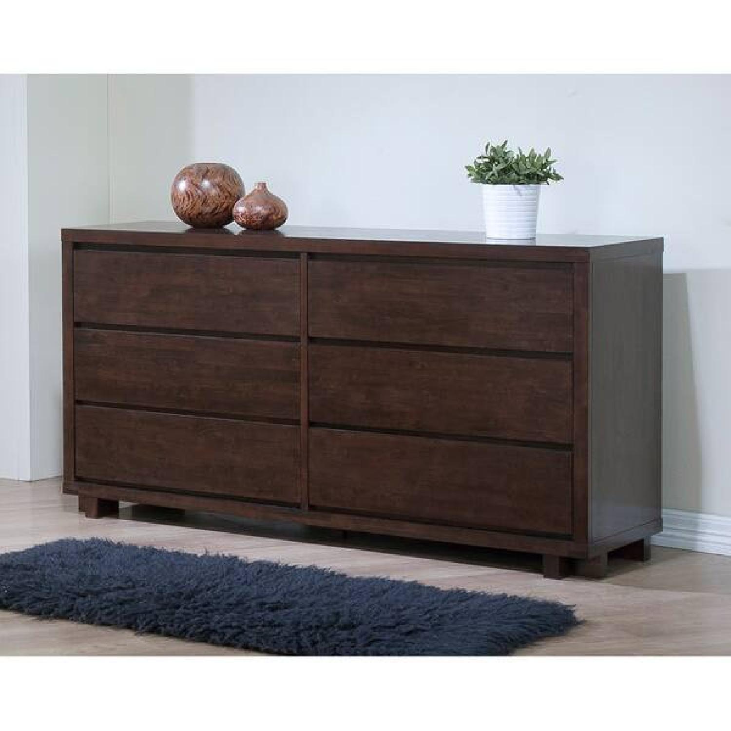 Harvey Wenge 6-Drawer Dresser - image-0