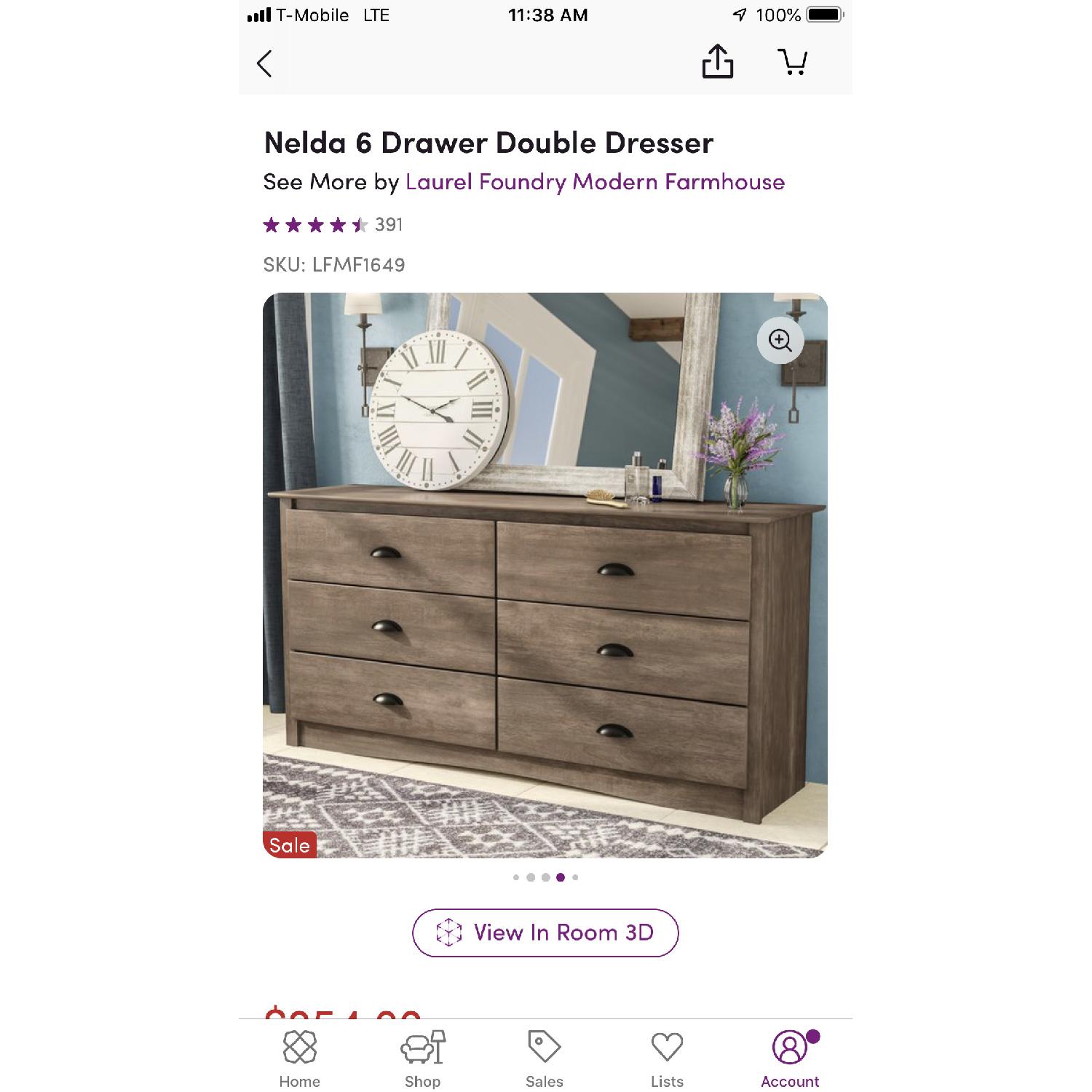 Laurel Foundry Nelda 6-Drawer Double Dresser - image-1