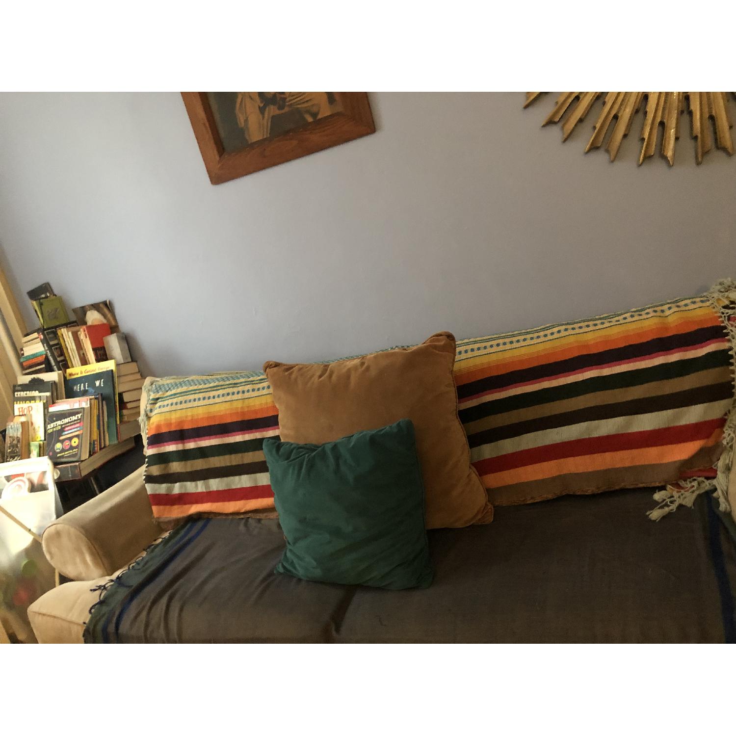 Beige Sleeper Sofa - image-0
