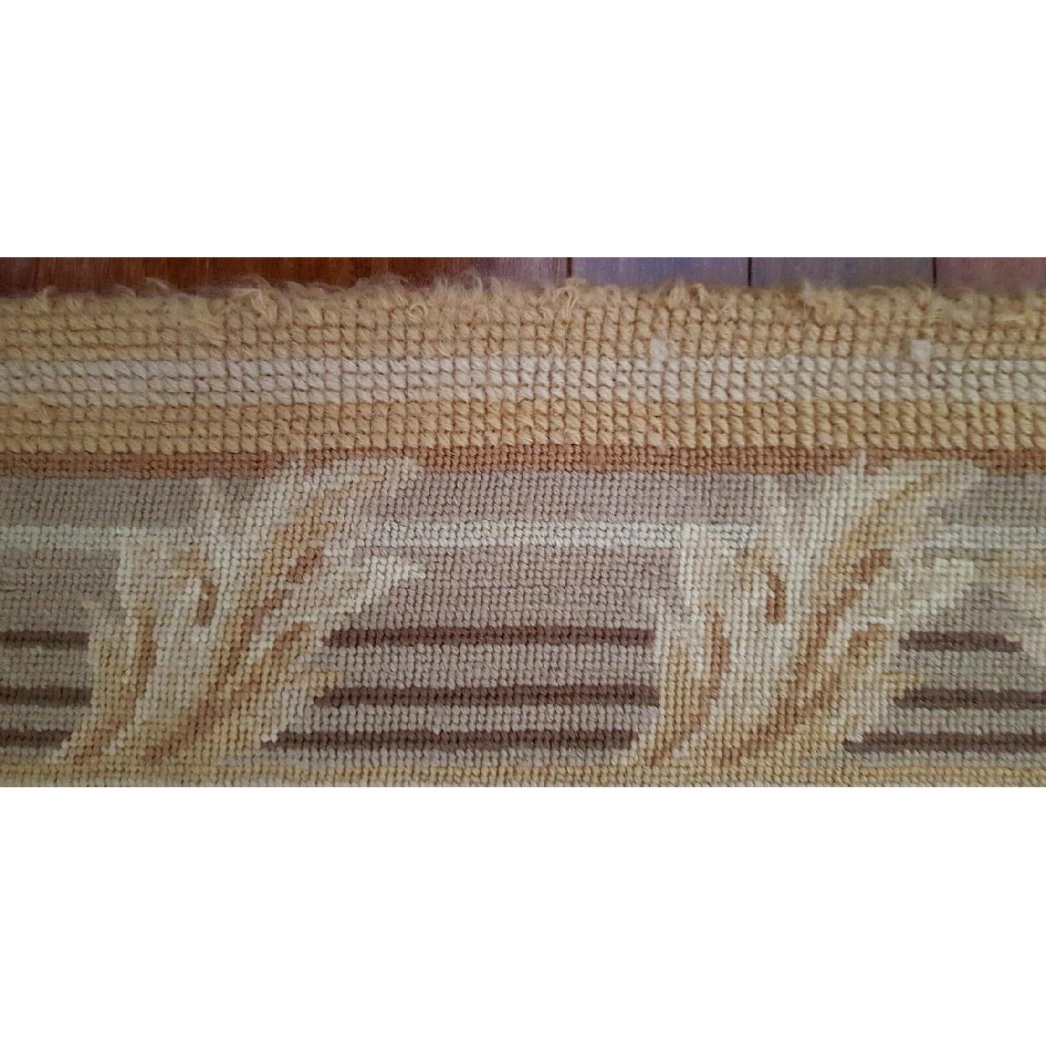 Vintage Needlepoint French Aubusson Rug - image-2