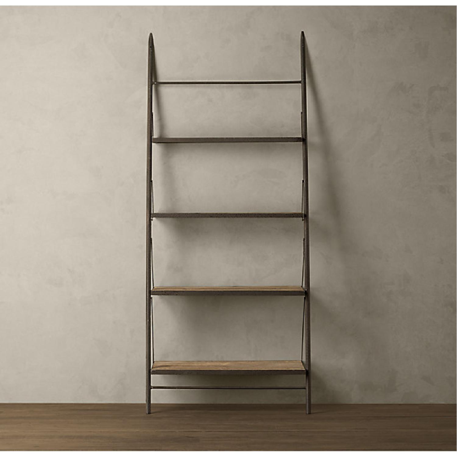 Restoration Hardware Leaning Shelf AptDeco