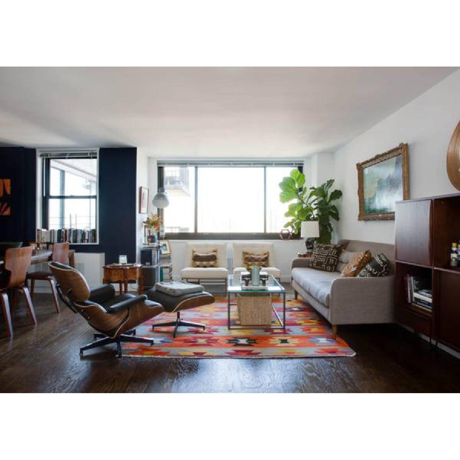 West Elm Grey Crosby Mid-Century Sofa - image-3