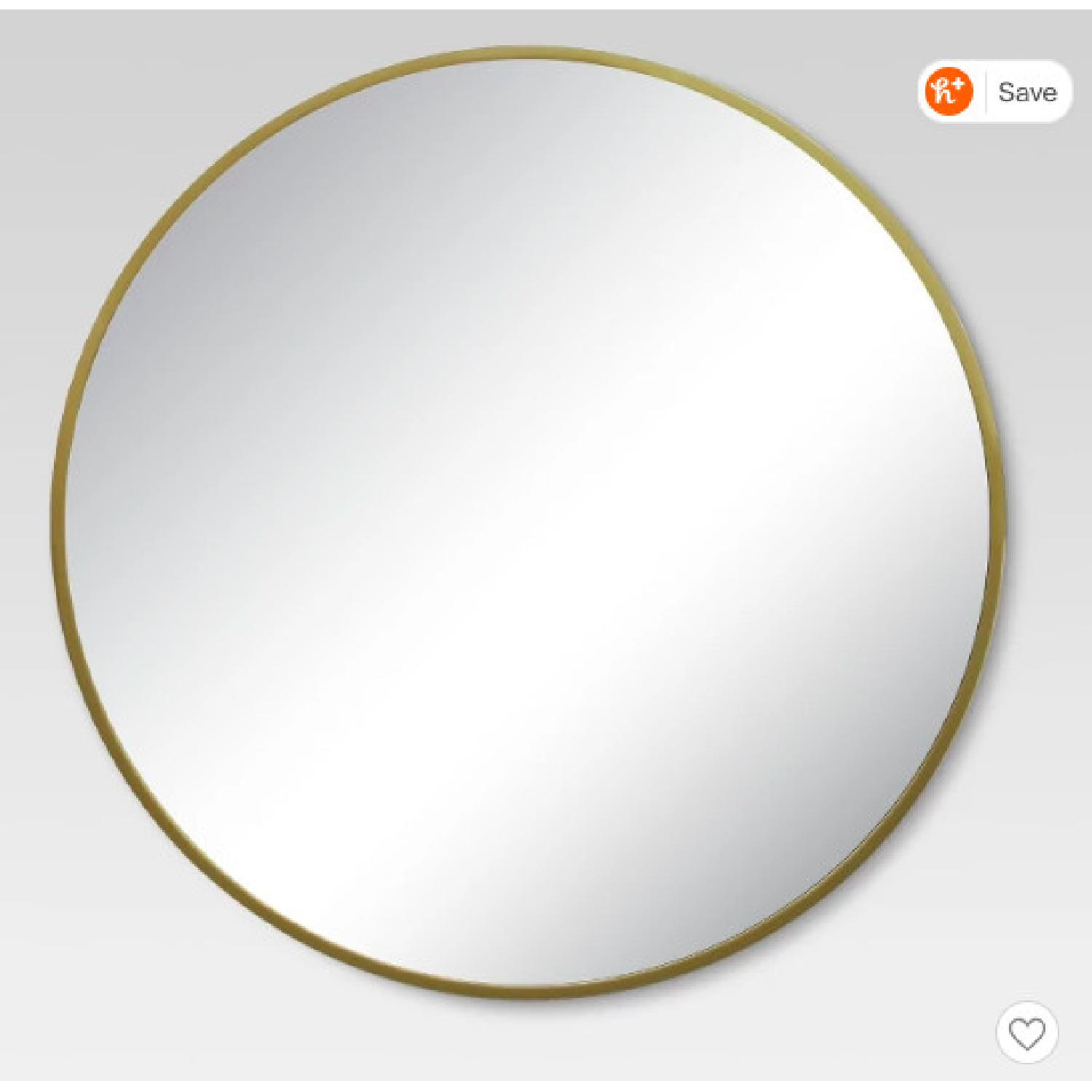 Target Round Decorative Wall Mirror - image-1