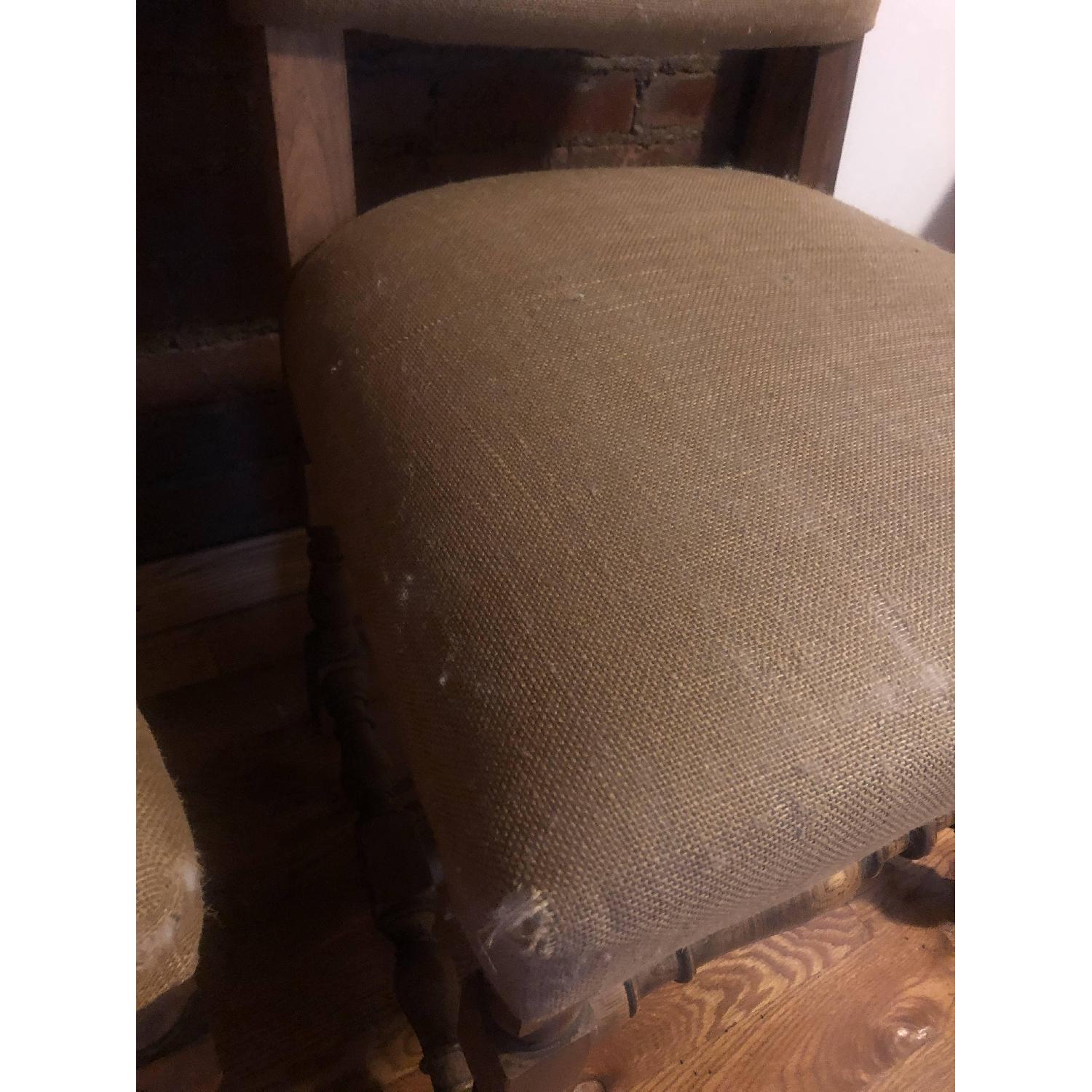 Restoration Hardware Burlap English Chairs - image-10