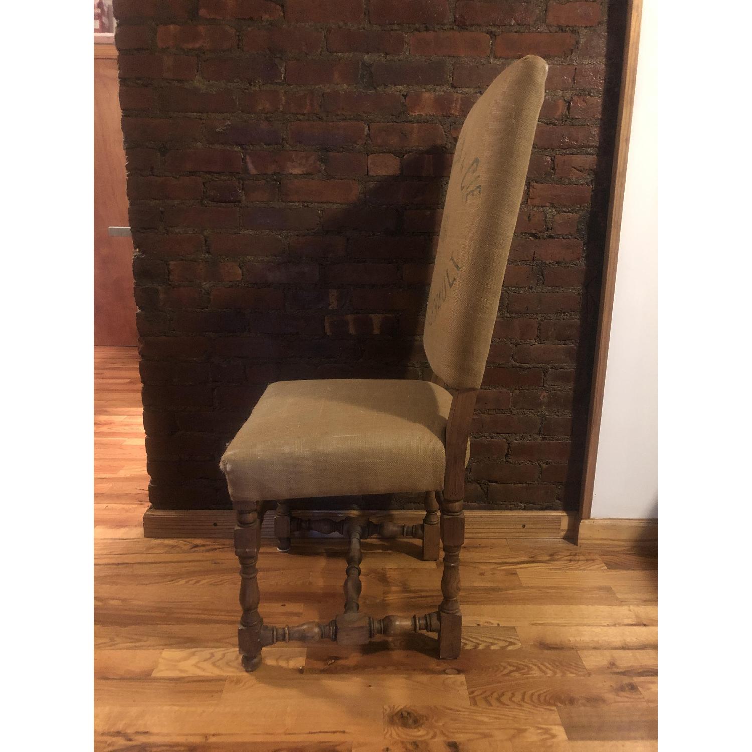 Restoration Hardware Burlap English Chairs - image-7