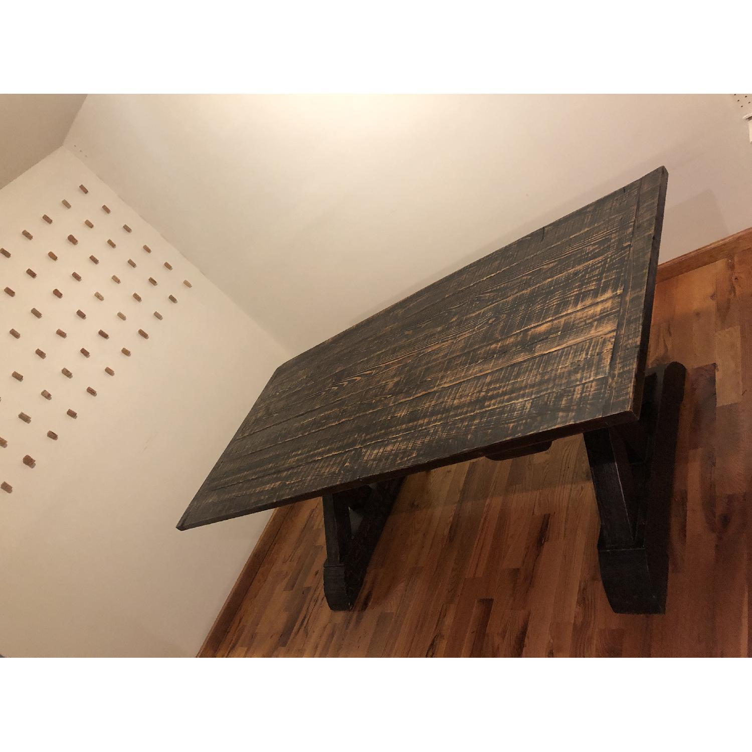 Restoration Hardware Iron Bolt Dining Table - image-3