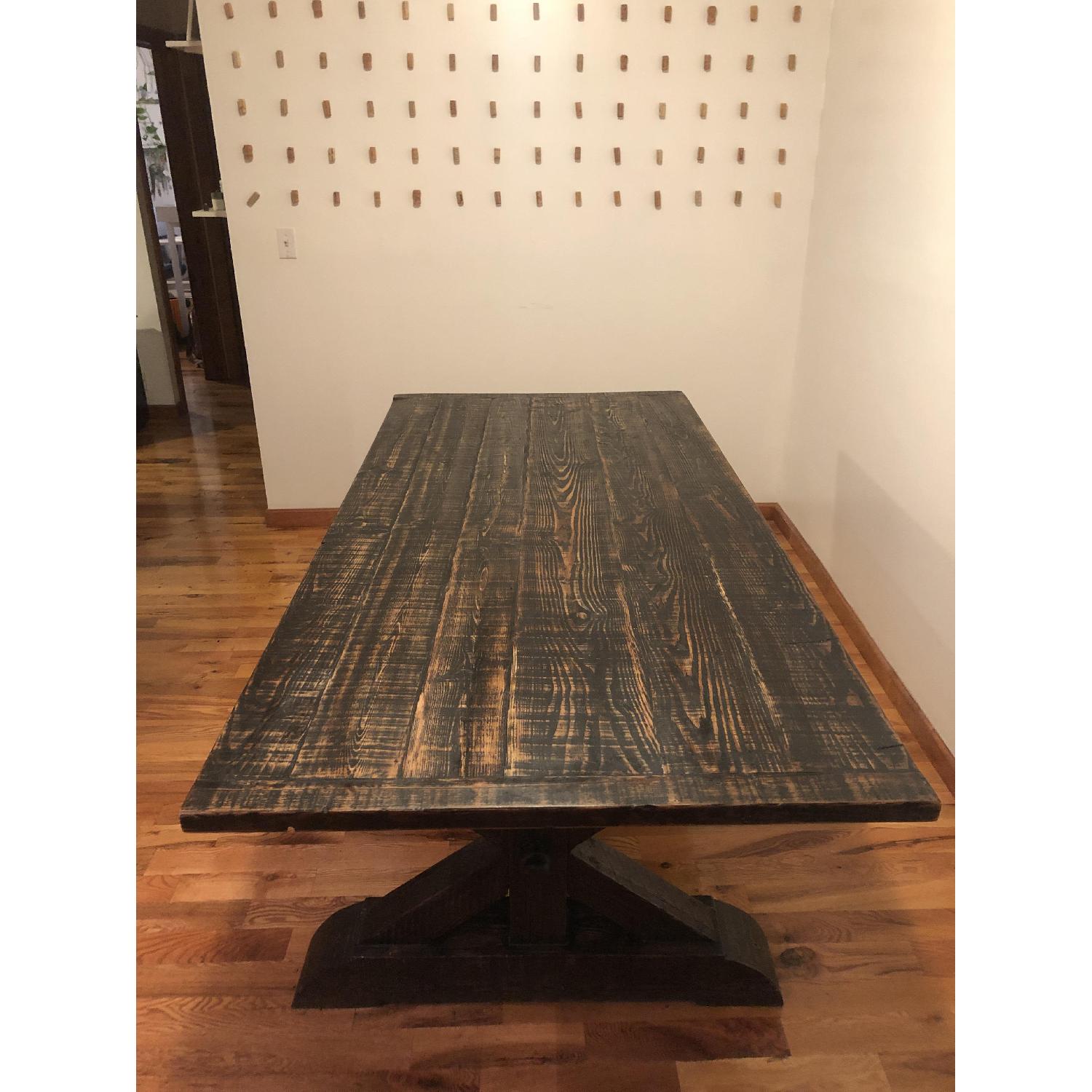 Restoration Hardware Iron Bolt Dining Table - image-4