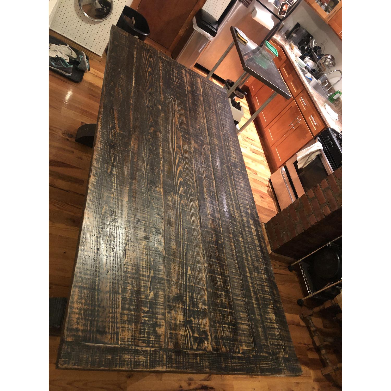 Restoration Hardware Iron Bolt Dining Table - image-7