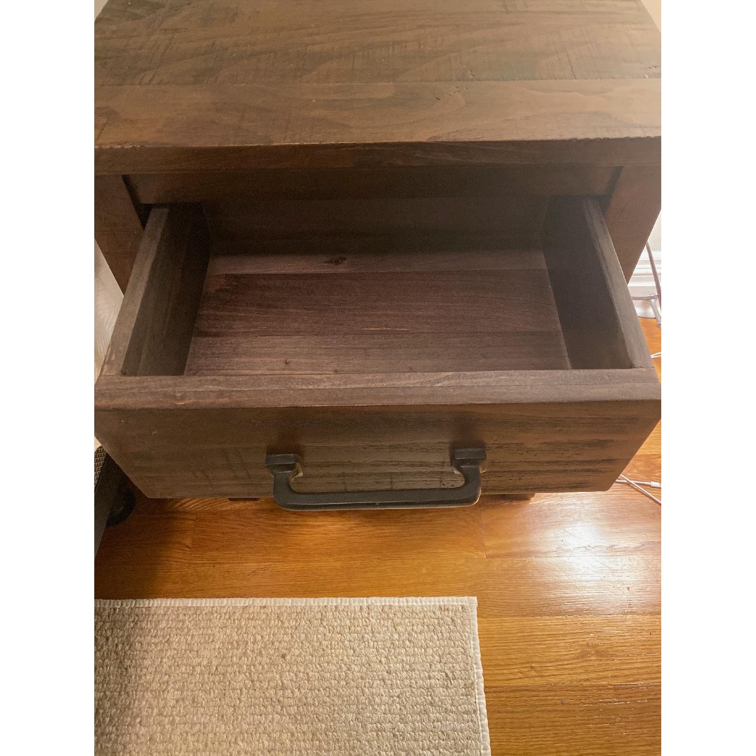 Pottery Barn Paulsen Reclaimed Wood Nightstand AptDeco