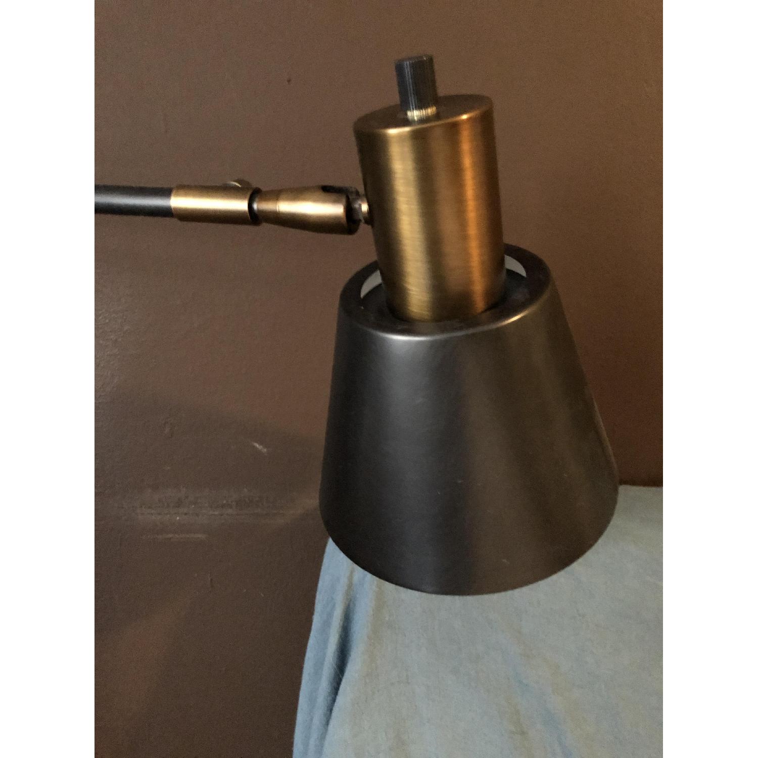 Cylinder Task Wall Lights in Antique Brass - image-3