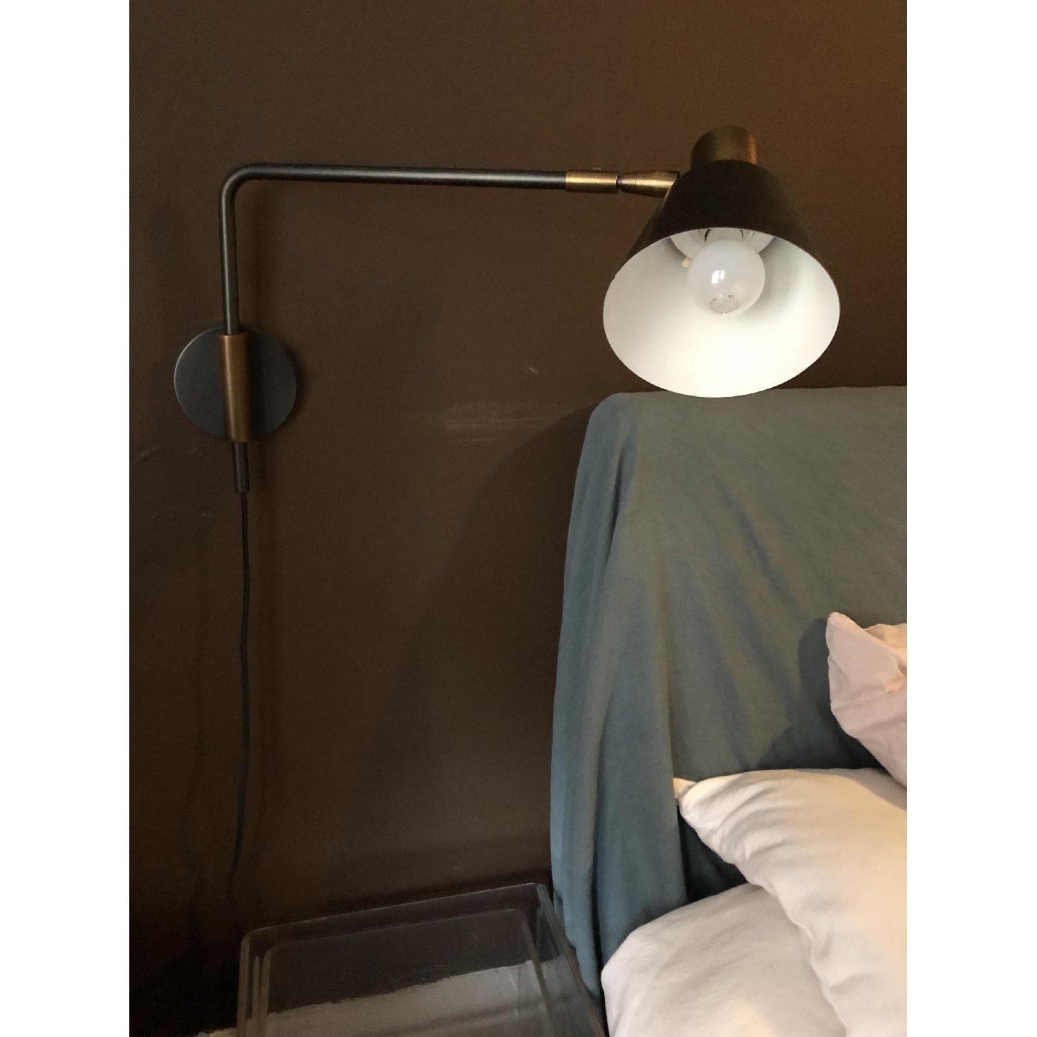 Cylinder Task Wall Lights in Antique Brass - image-4