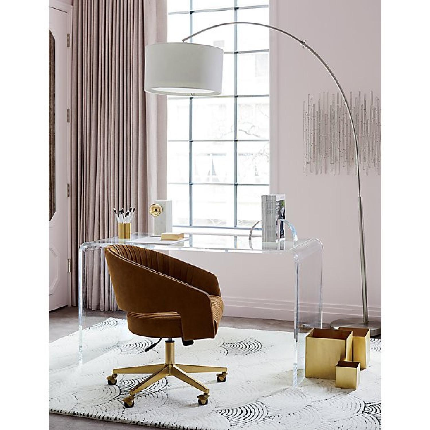 Cb2 Big Dipper Arc Brushed Nickel Floor Lamp Aptdeco