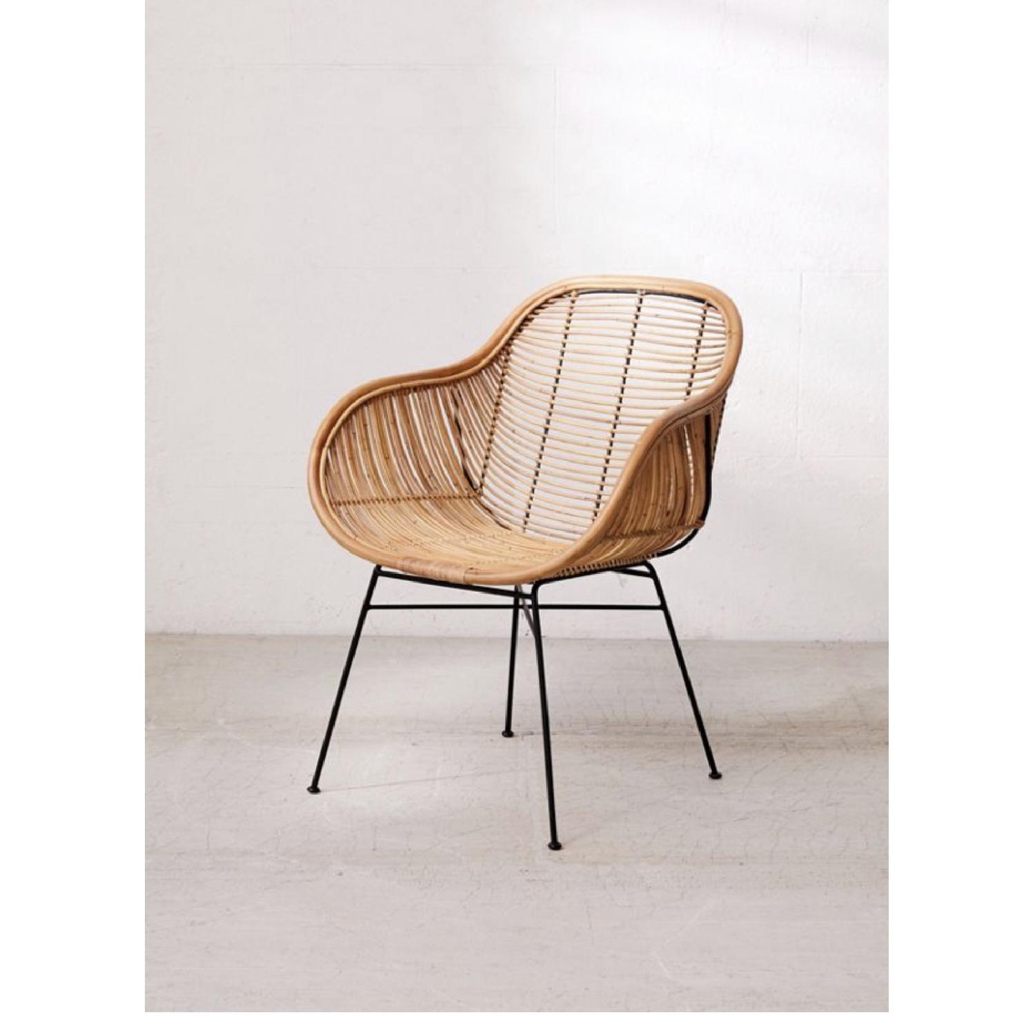 Urban Outfitters Lillian Rattan Chair - image-2