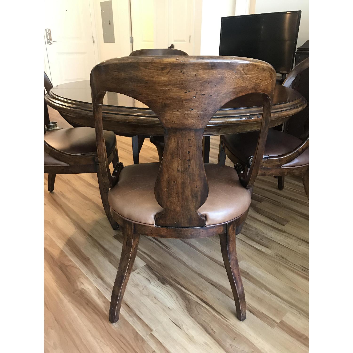 Bloomingdale's Artistica Dining Table w/ 6 Chairs AptDeco