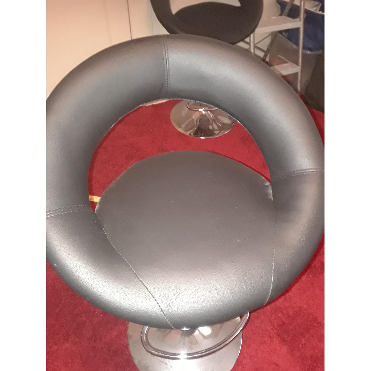 Vintage 1970s Faux Leather Bar Stools - image-3