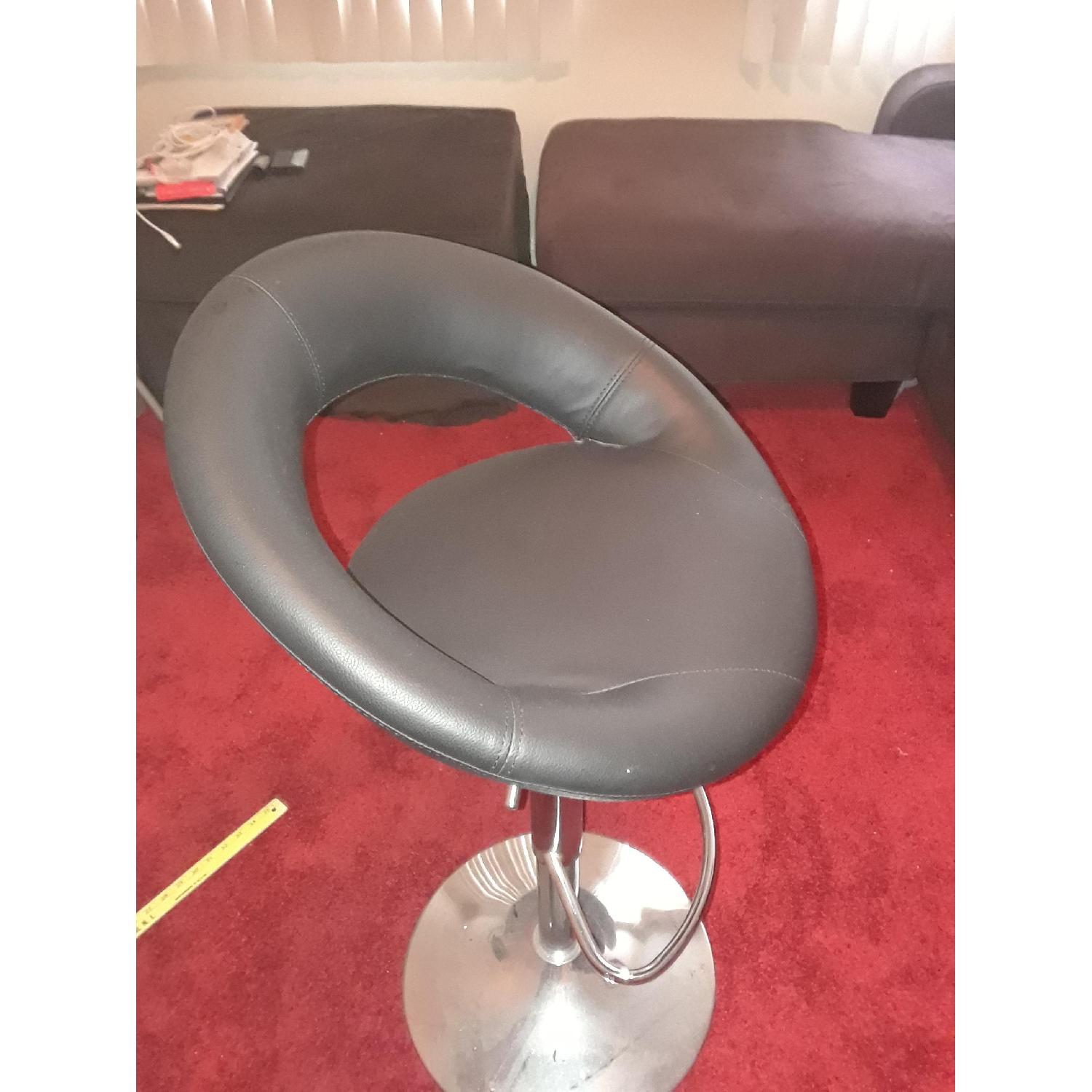 Vintage 1970s Faux Leather Bar Stools - image-4