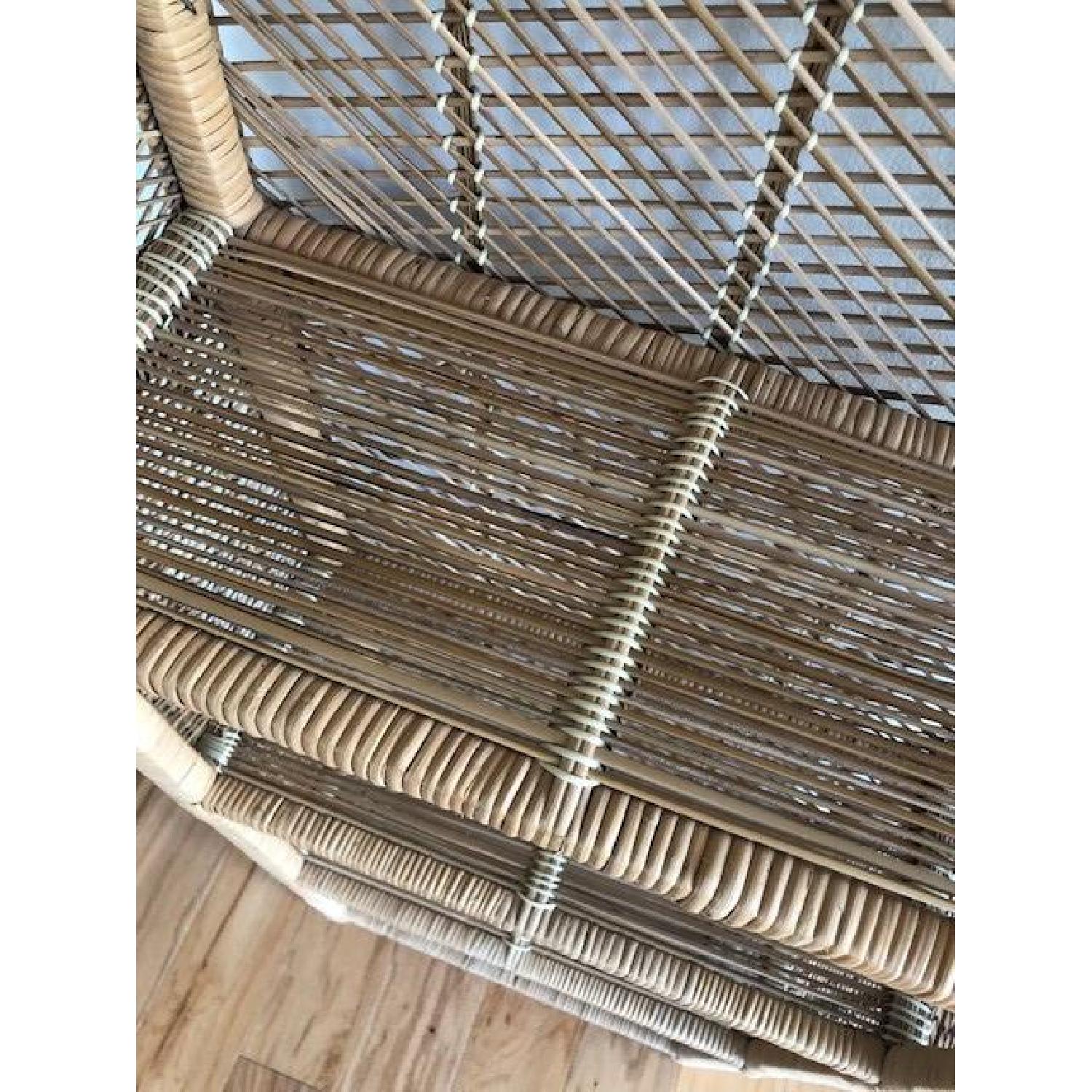 Vintage Arched Rattan Shelf - image-3