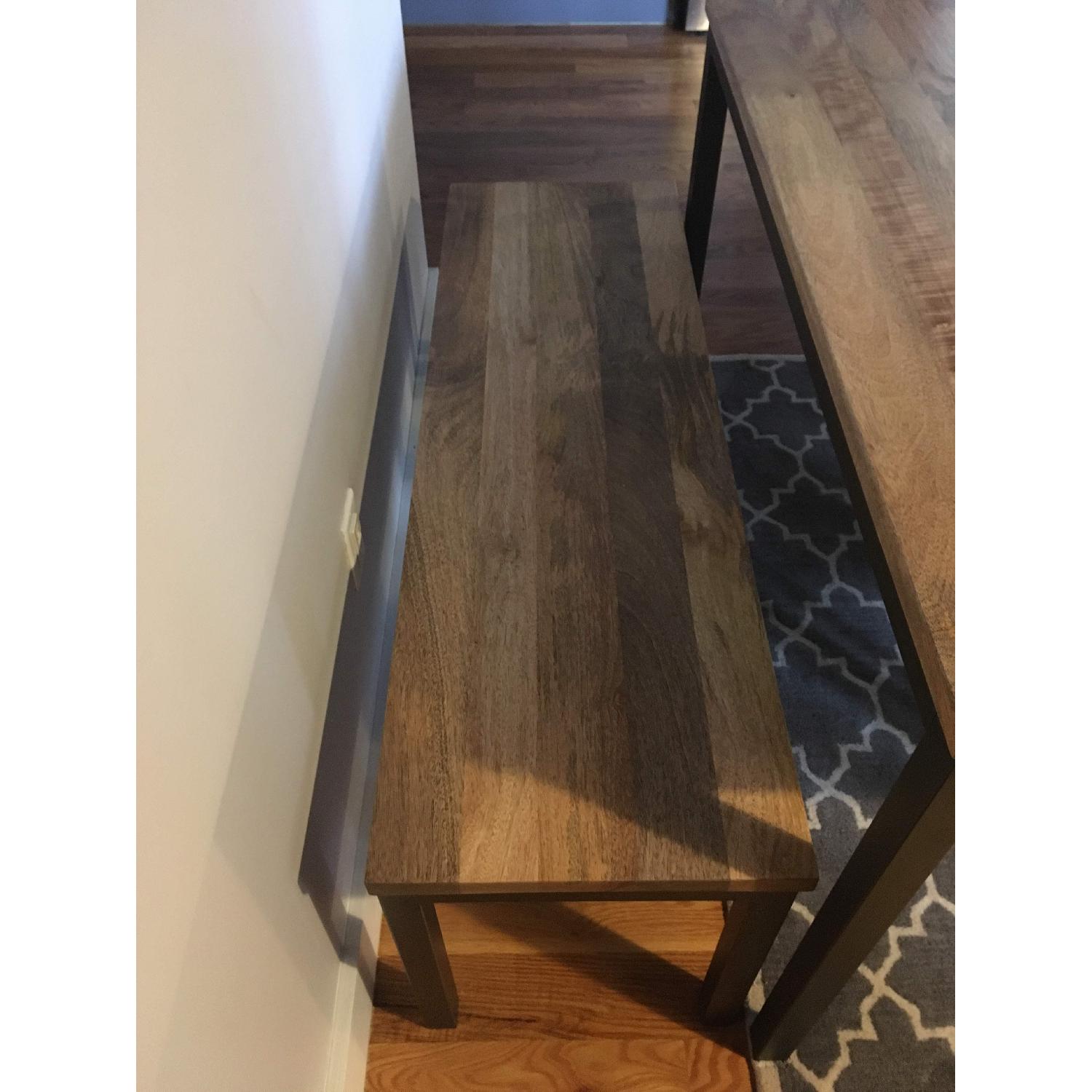 West Elm Mango Wood 4-Piece Dining Set - image-3