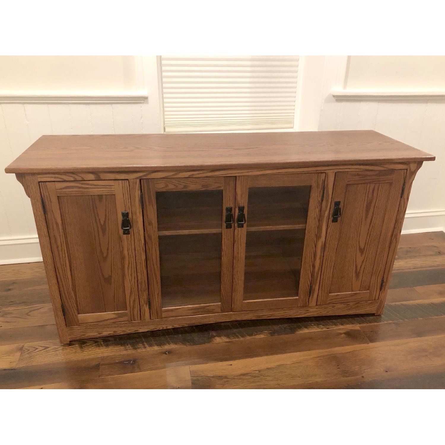Solid Cherry Wood Credenza/TV Media Console - image-1