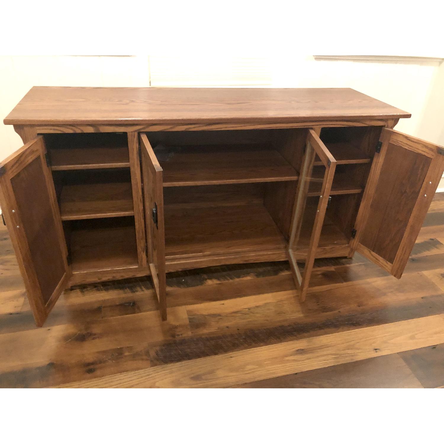 Solid Cherry Wood Credenza/TV Media Console - image-2