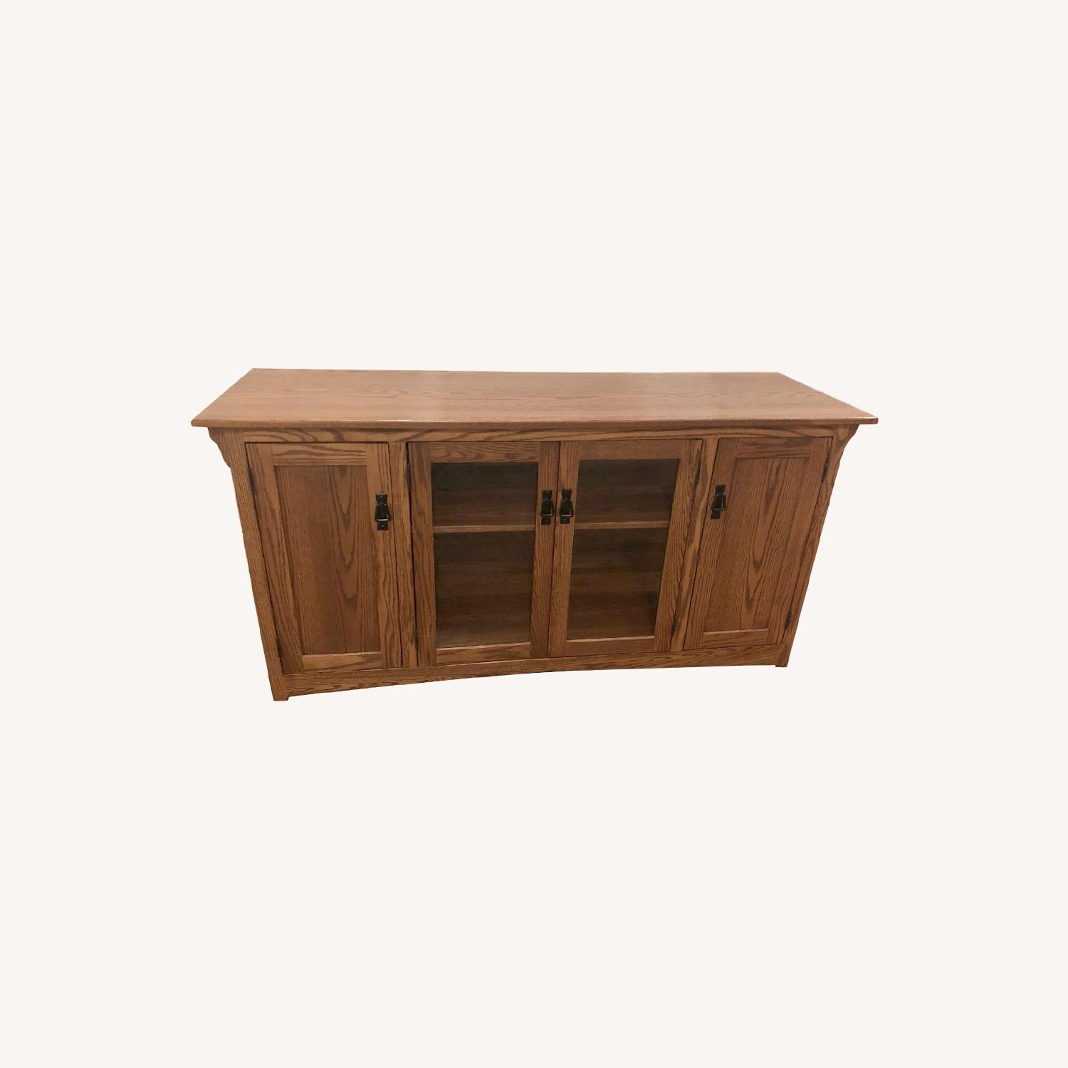 Solid Cherry Wood Credenza/TV Media Console - image-0