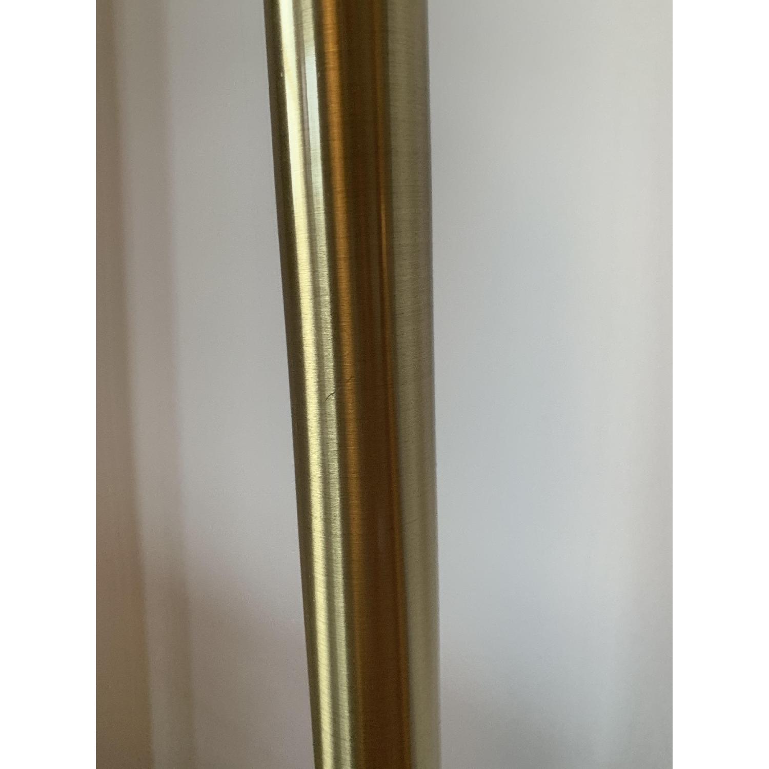 Bowery Bronze Arc Floor Lamp w/ Marble Base - image-2