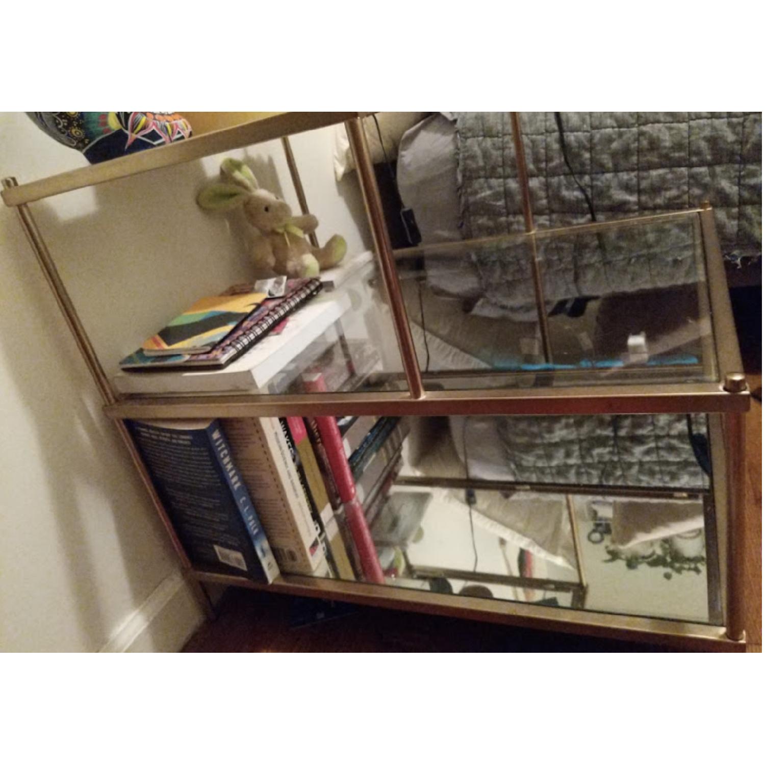 West Elm Terrace Glass & Metal Side Table - image-3