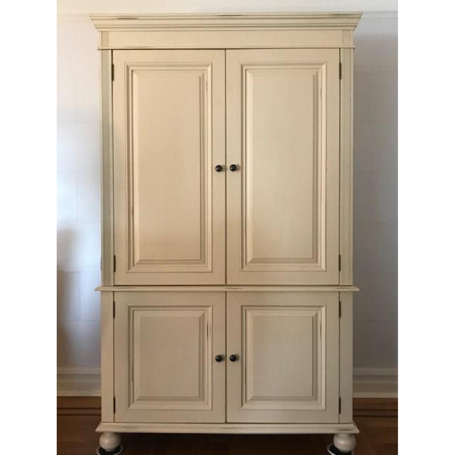 Country Willow Office Armoire - image-1