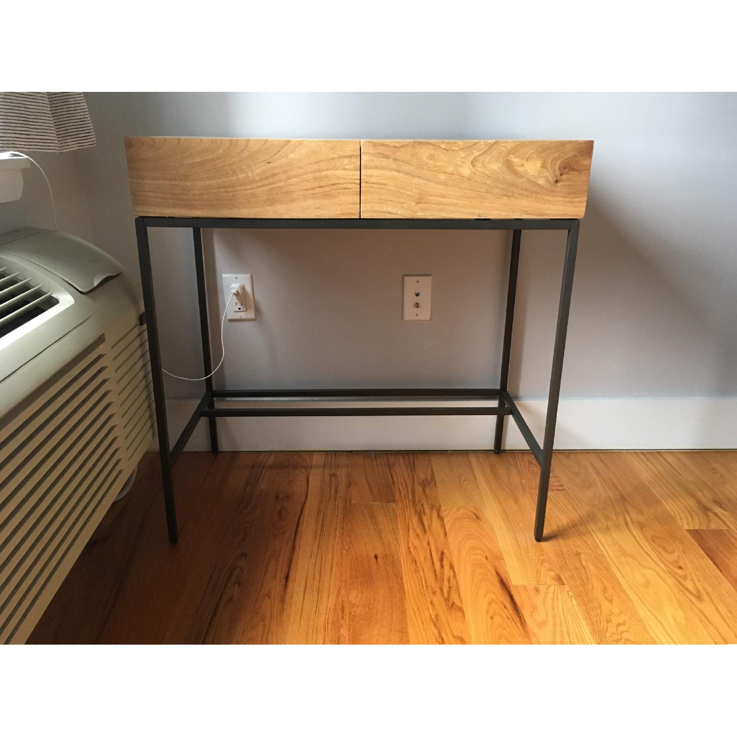 West Elm Industrial Storage Mini Desk AptDeco