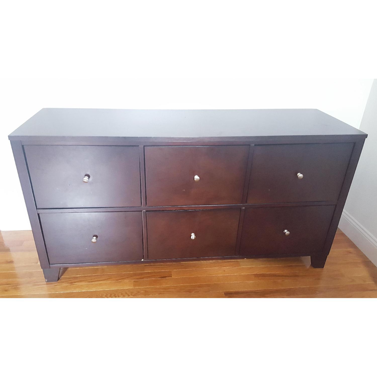 Solid Wood 6-Drawer Dresser - image-1
