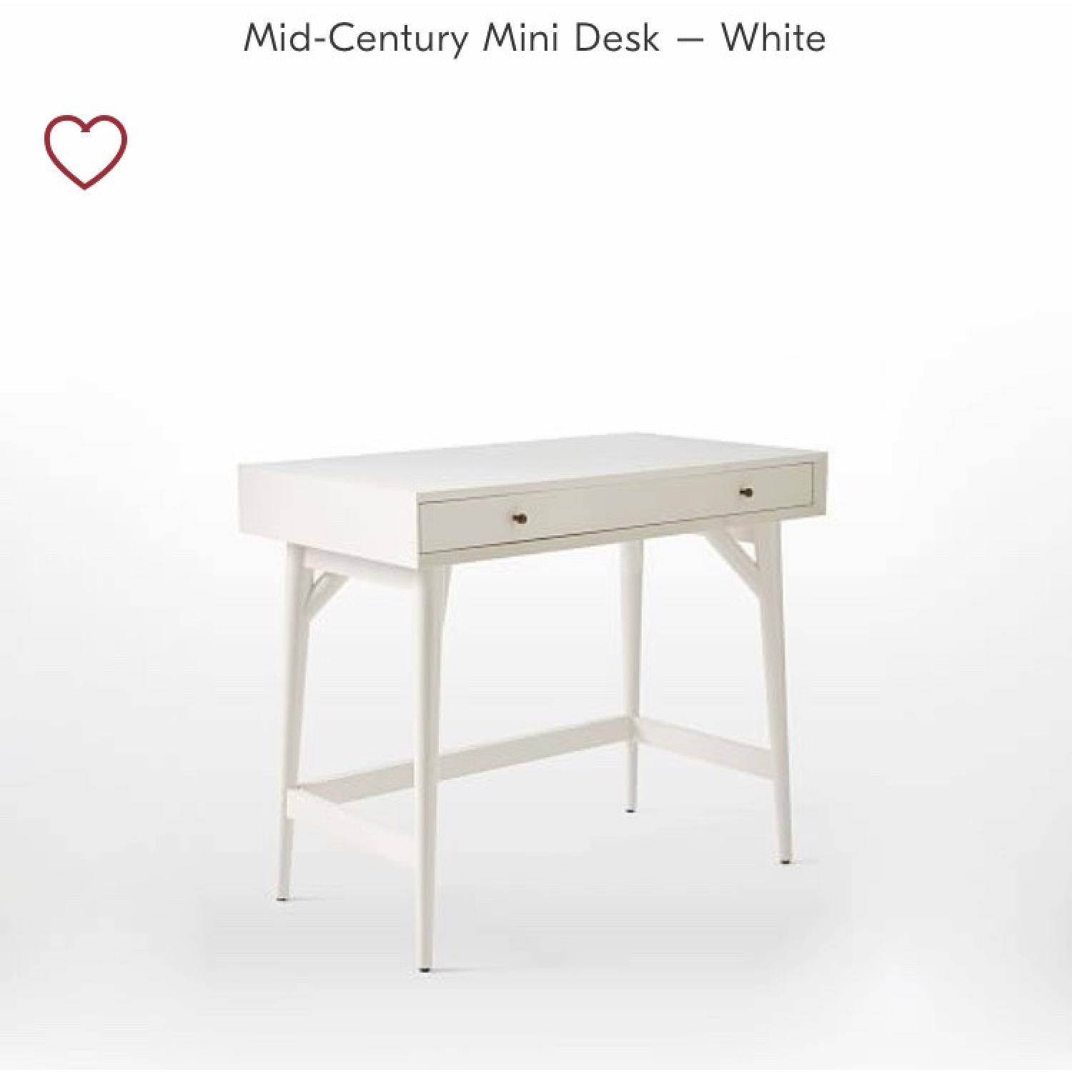 West Elm Mid Century Mini Desk - image-5