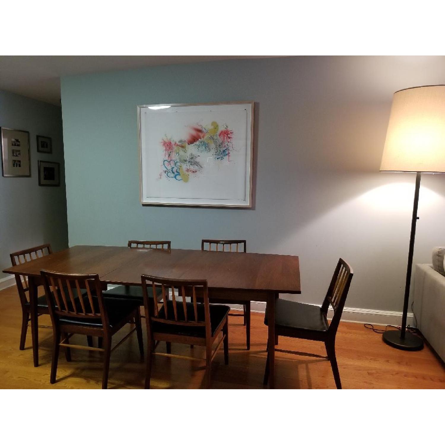 Vintage Danish Modern Expandable Dining Table - image-1