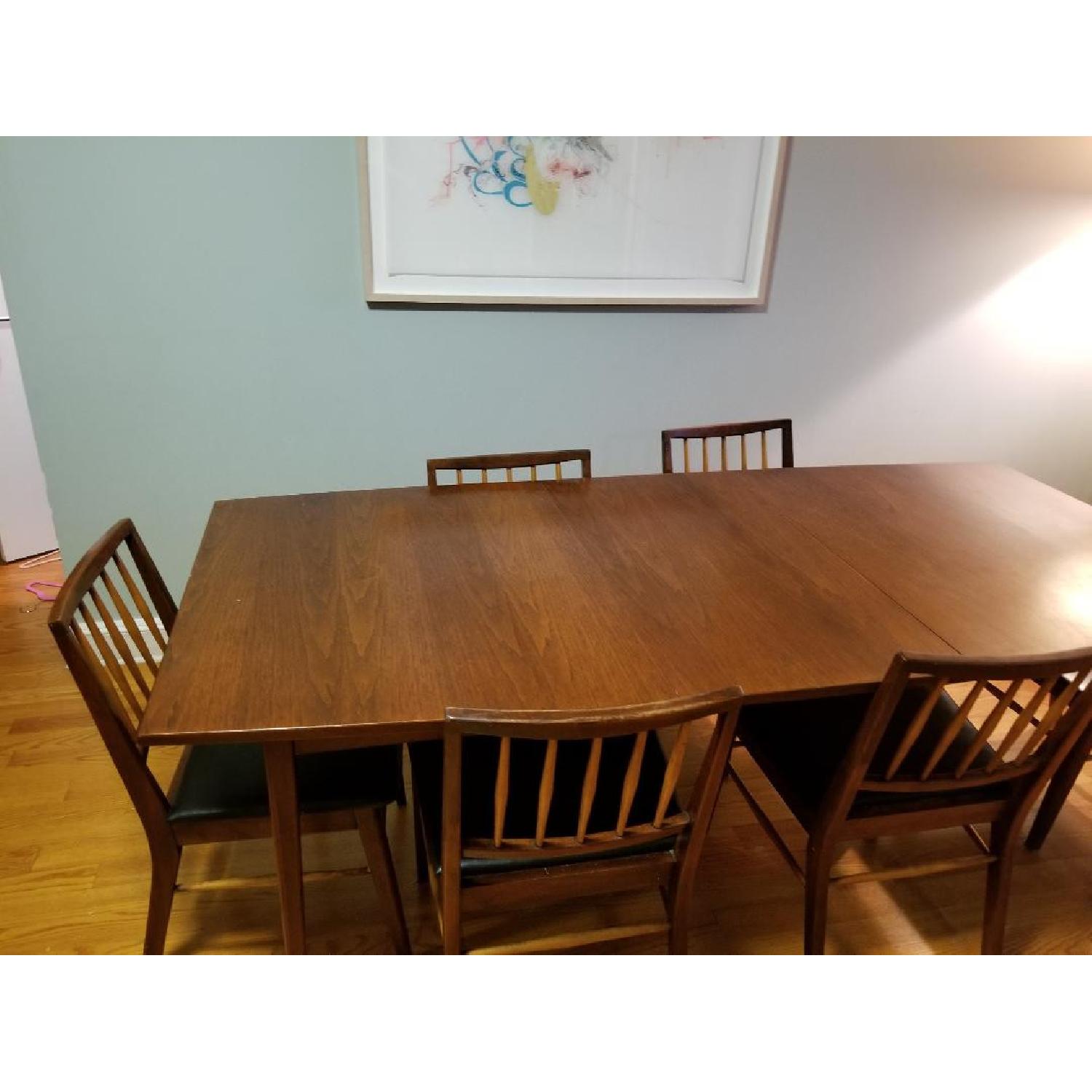 Vintage Danish Modern Expandable Dining Table - image-3