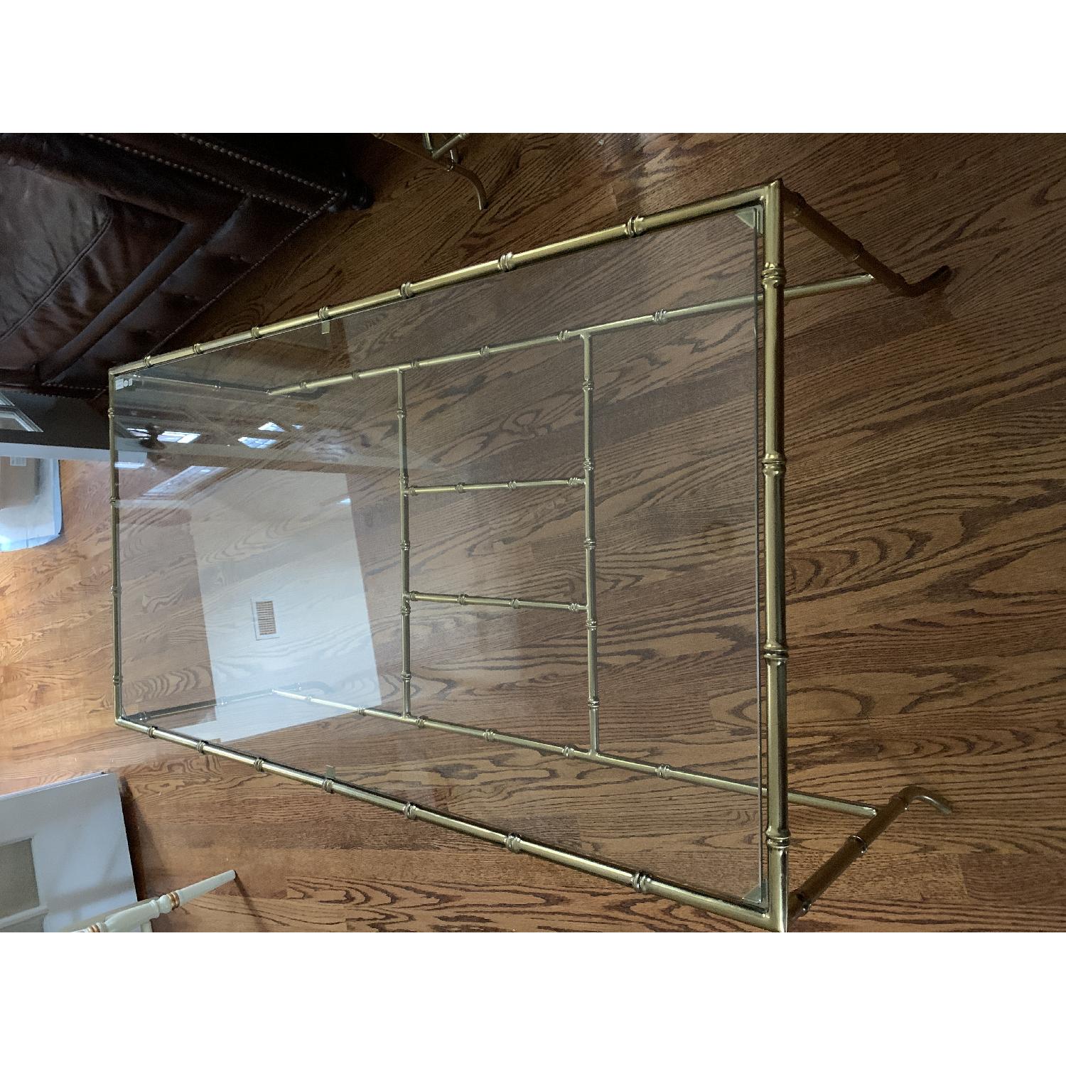 Pottery Barn Gold Coffee Table - image-4