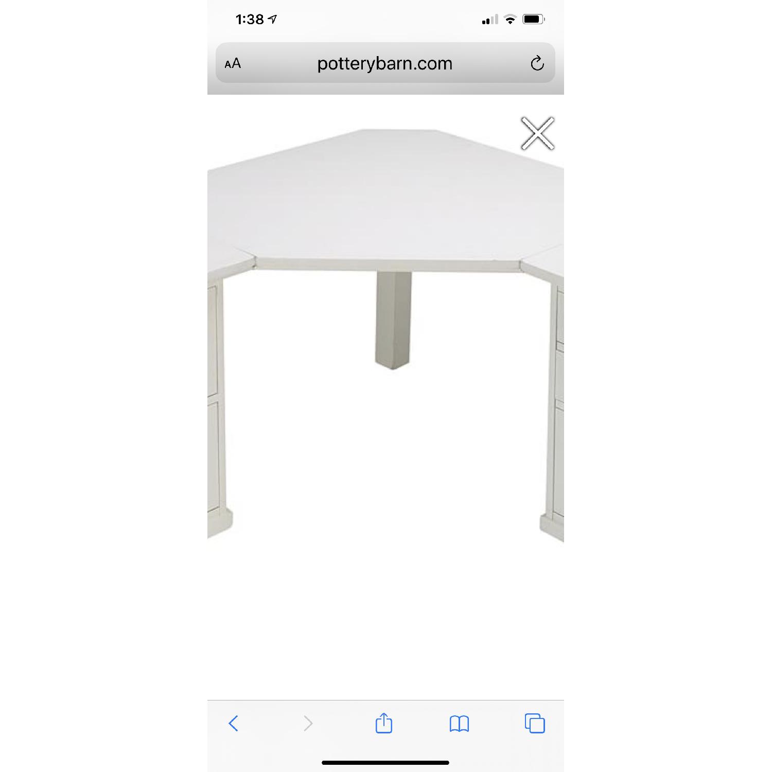 Pottery Barn Bedford corner Desk and Chair - image-5