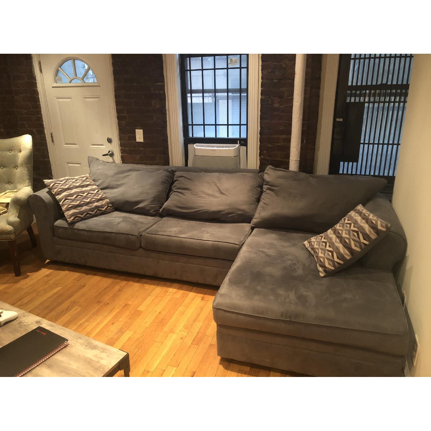 Bob's Discount Venus Blue Left Arm Sectional - image-3