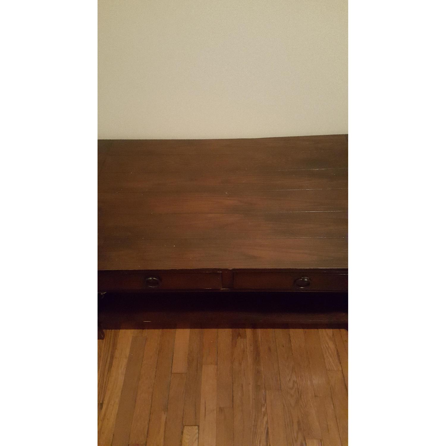 Pottery Barn Dark Brown Coffee Table - image-3