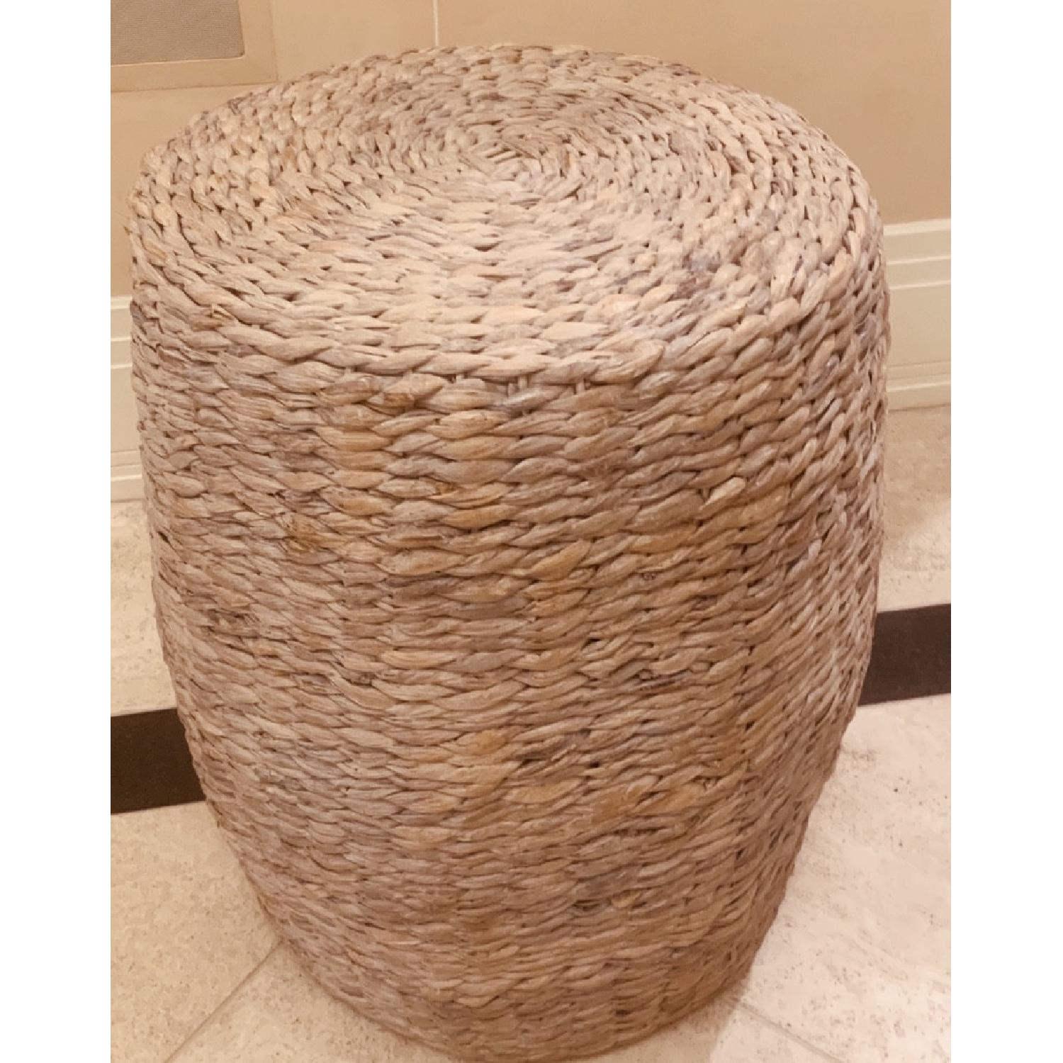 Lillian August Violet Rattan Drum Table - image-3