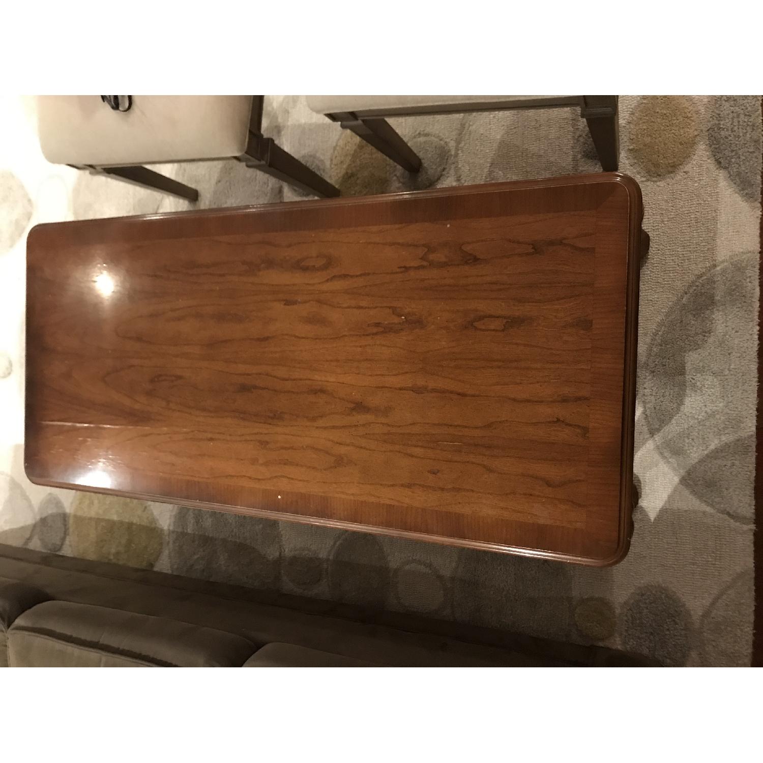 Dark Brown Coffee Table - image-1