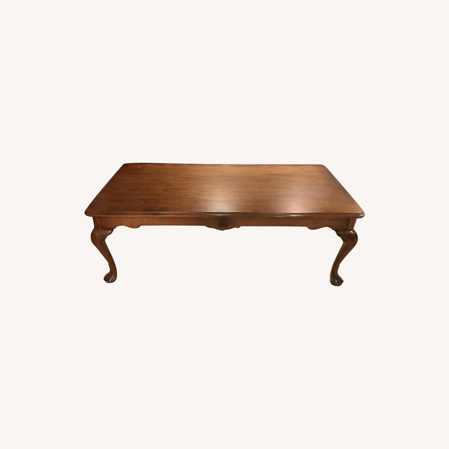 Dark Brown Coffee Table - image-0