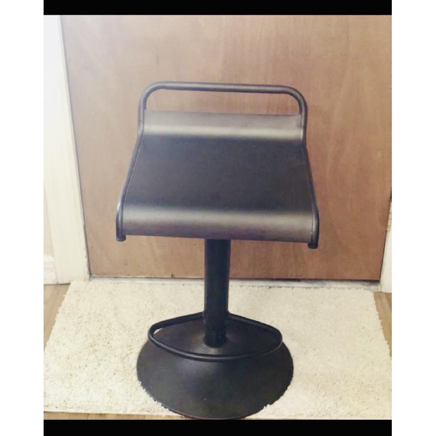 Black Metal Bar Stools - image-0