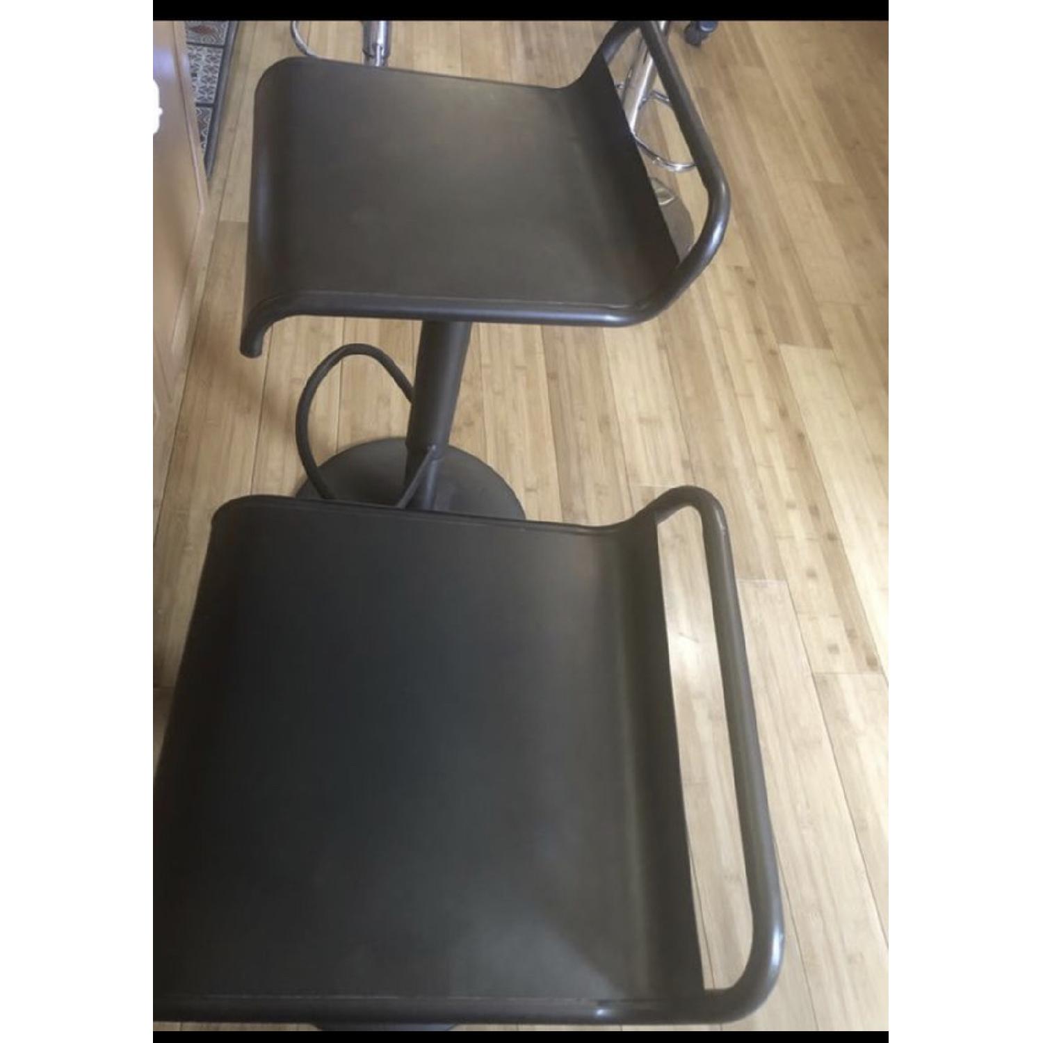Black Metal Bar Stools - image-3