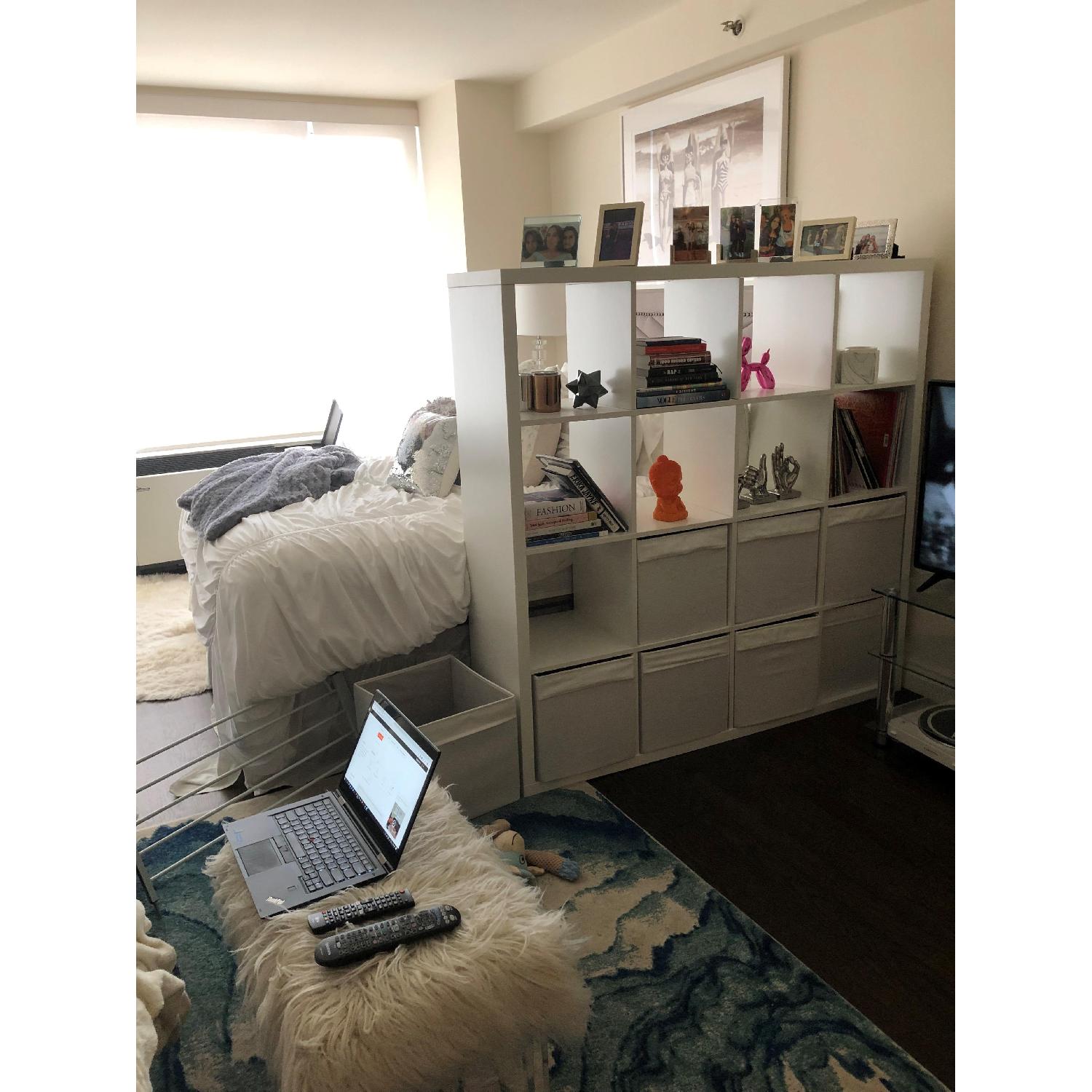 Ikea Kallax Shelf Unit w/ 8 Inserts - image-3